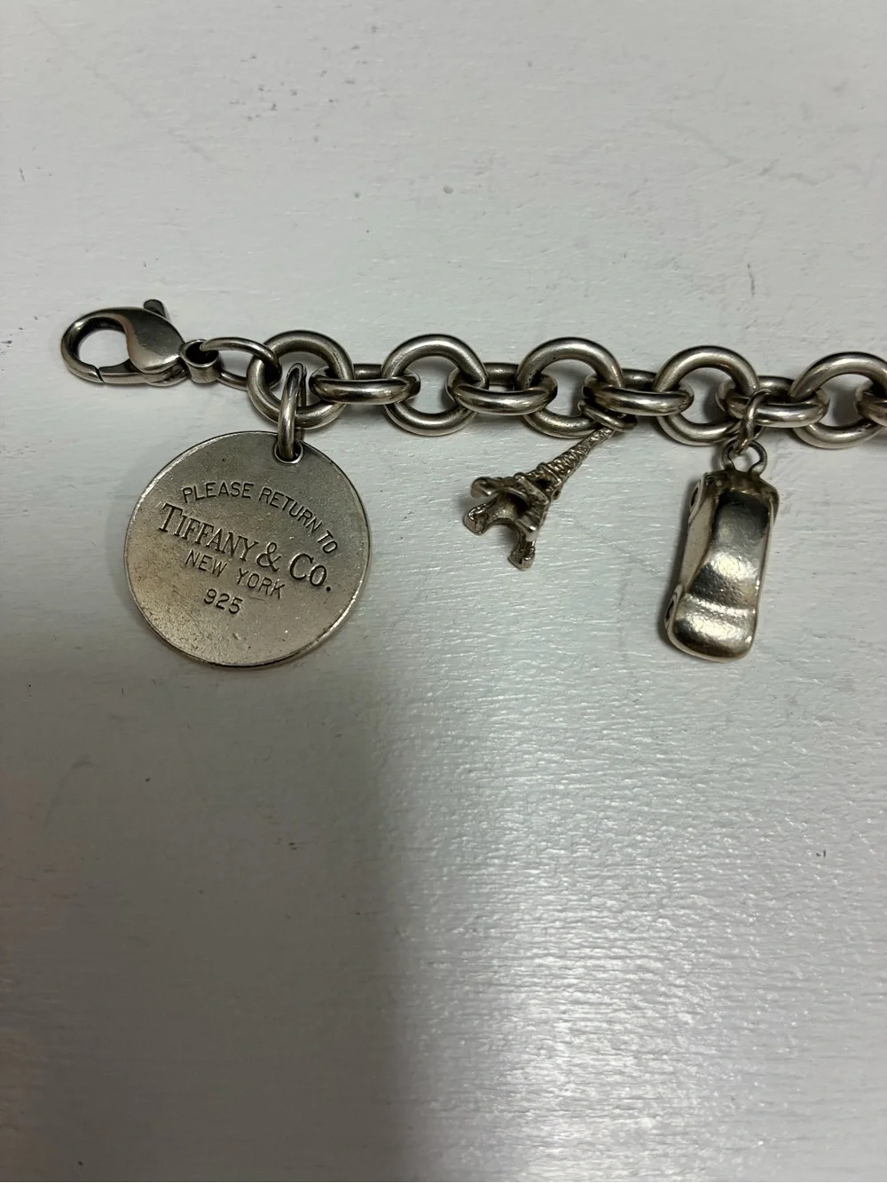 Tiffany & Co. Highly Collectible  Sterling Charm Bracelet
